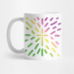 Radiating Cross Mug